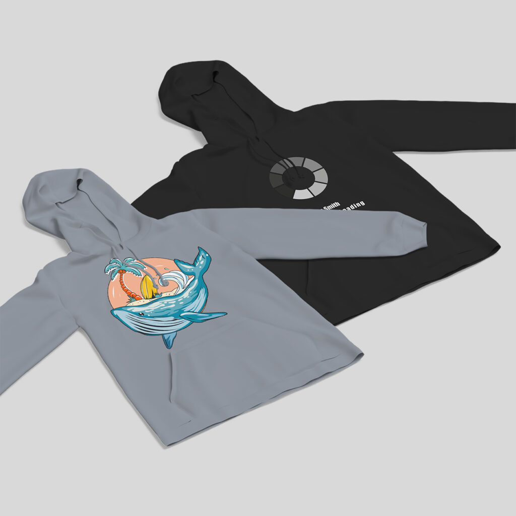Hoodies & Kapuzenpullover – Produktbeispiel für die individuelle Gestaltung