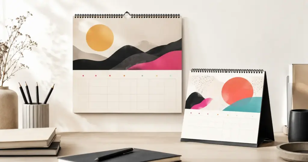 Kalender – Produktbeispiel aus dem METEOR-MEDIEN Druckshop