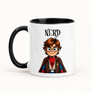 Nerd Tasse mit farbiger Innenseite