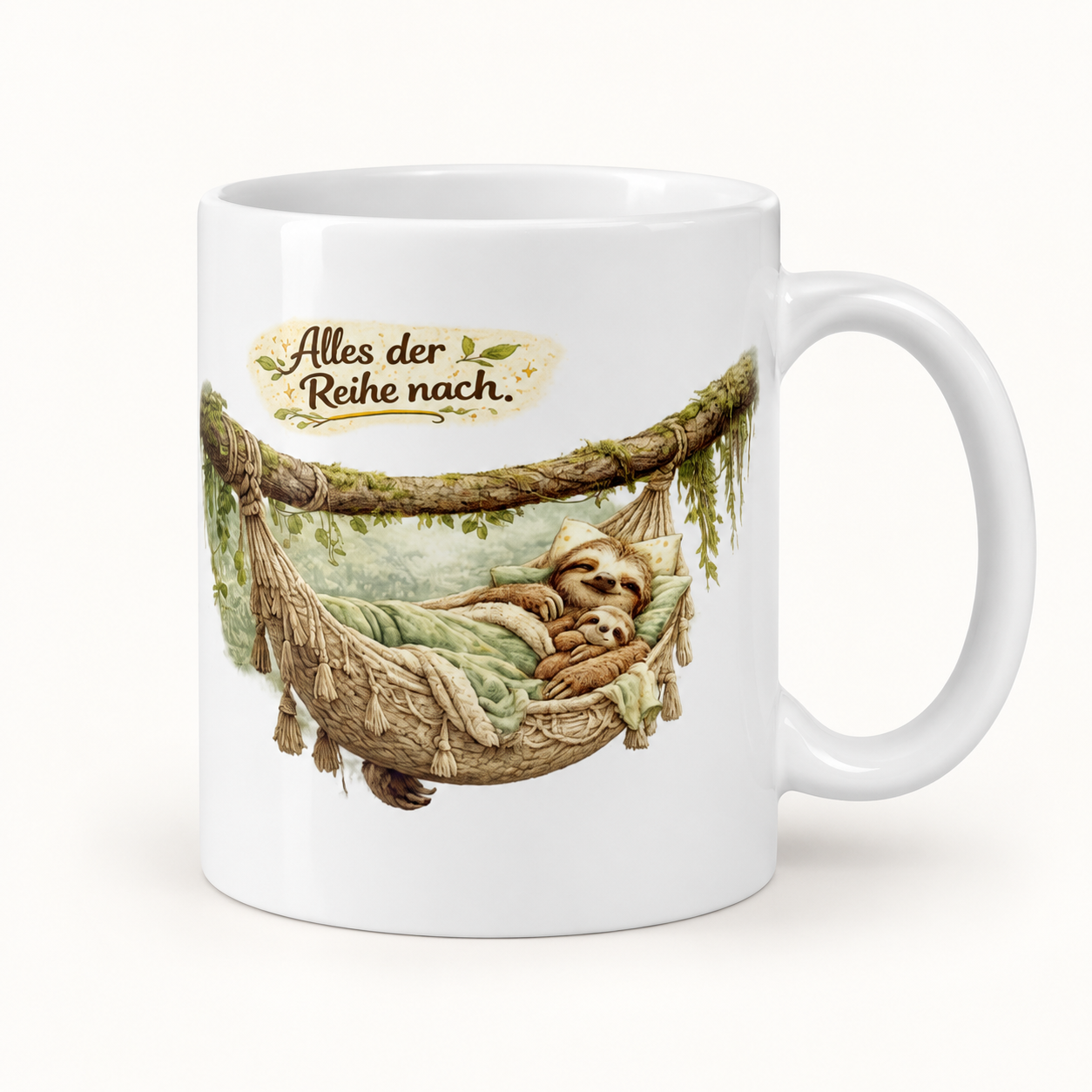 Tasse chillendes Faultier 1 Tasse chillendes Faultier