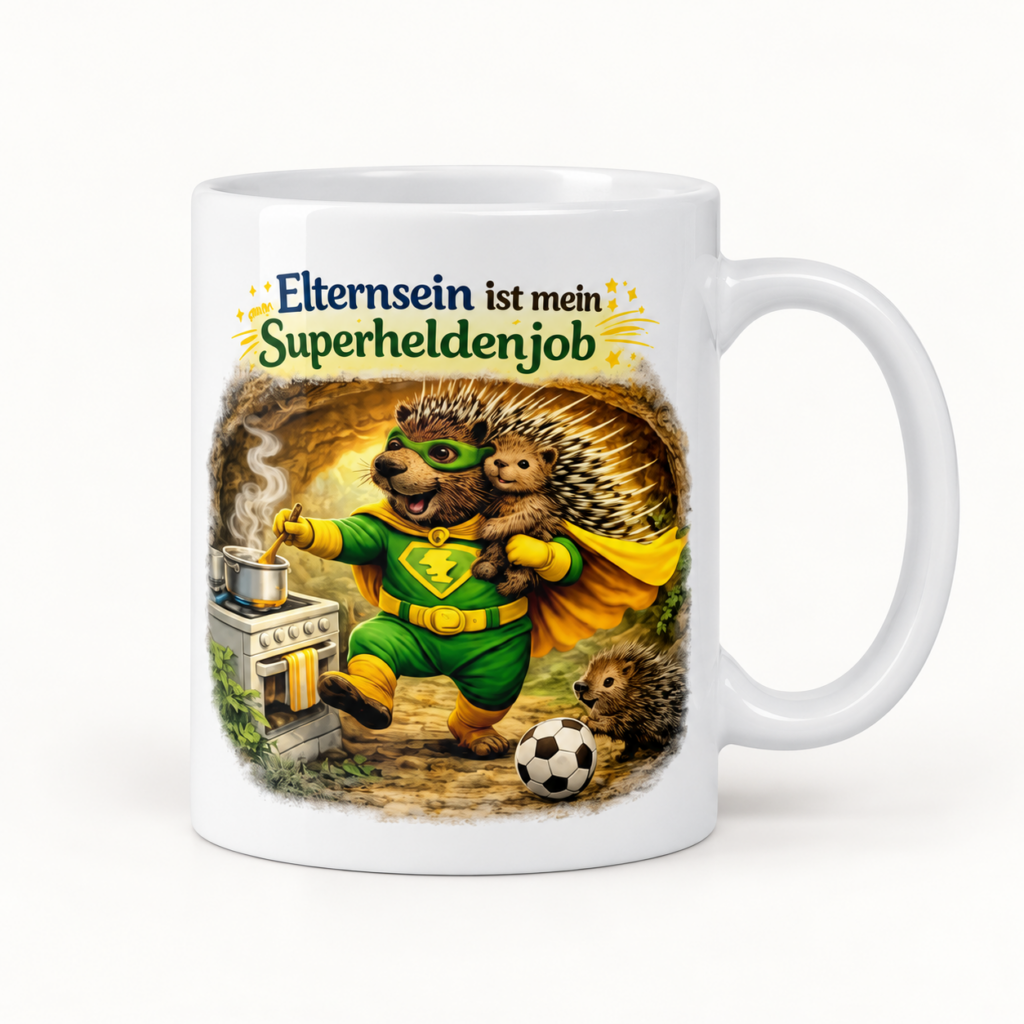 Tasse Elternsein ist mein Superheldenjob