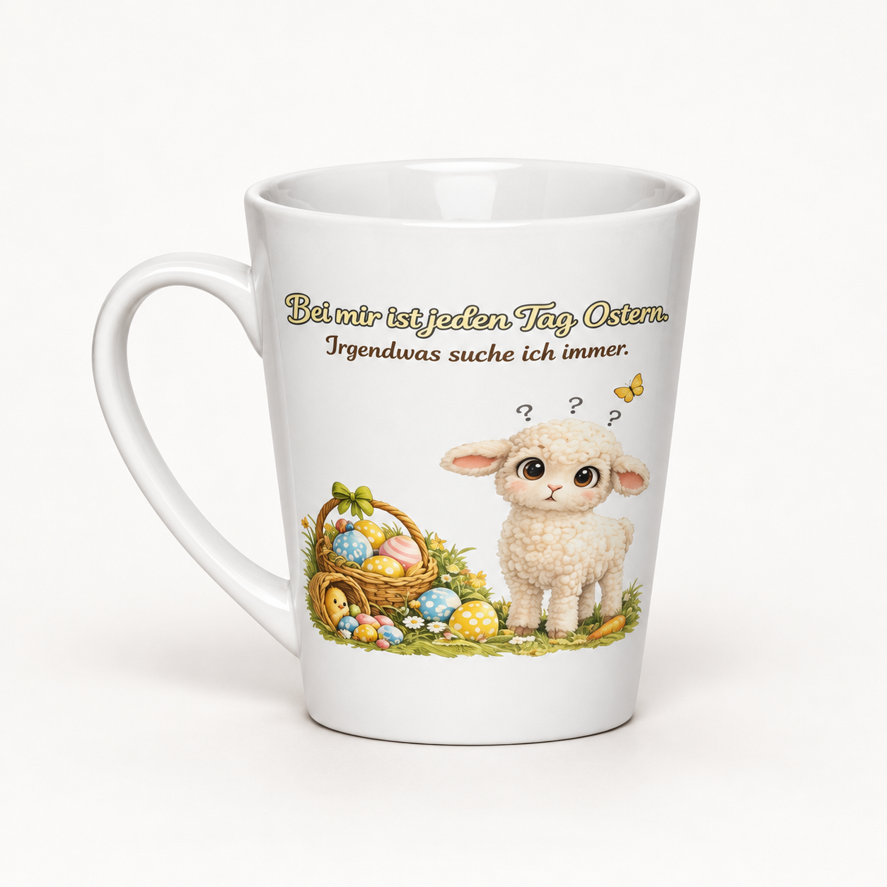 Milchkaffeetasse Osterlamm 1 Milchkaffeetasse Osterlamm