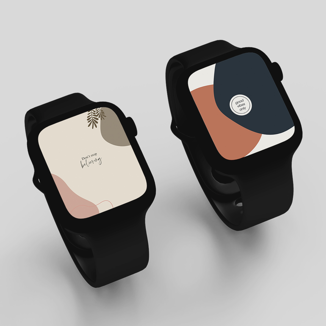 Smartwatch-Hintergründe 2 Smartwatch Wallpaper – Gestaltungsbeispiel auf einem digitalen Gerät