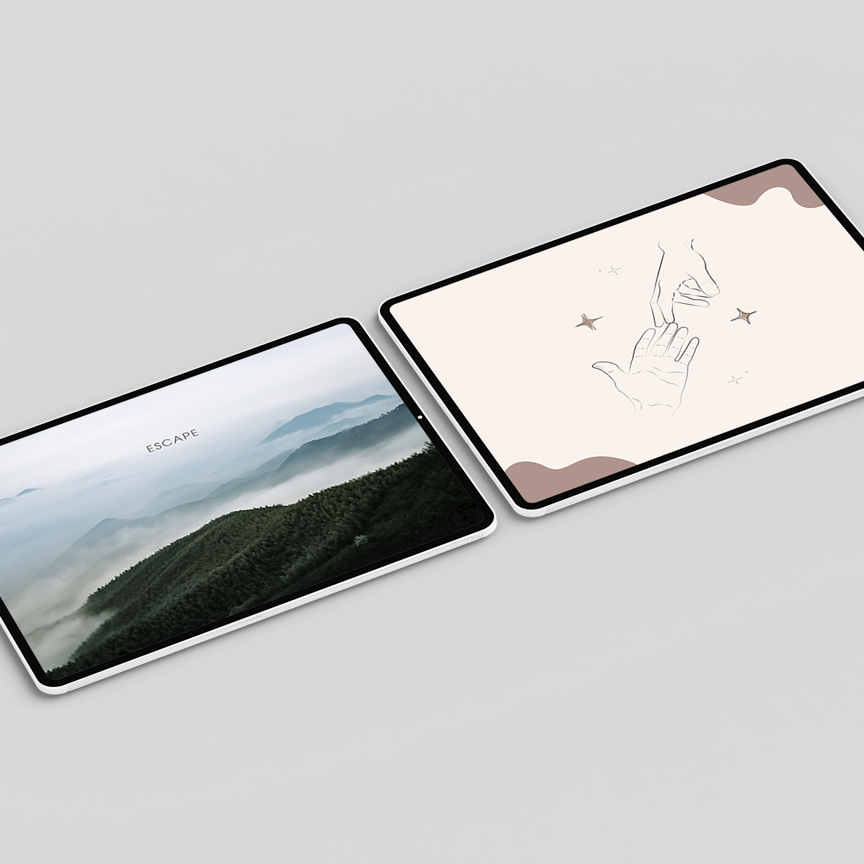 Tablet-Hintergründe 2 Tablet Wallpaper – Gestaltungsbeispiel auf einem digitalen Gerät