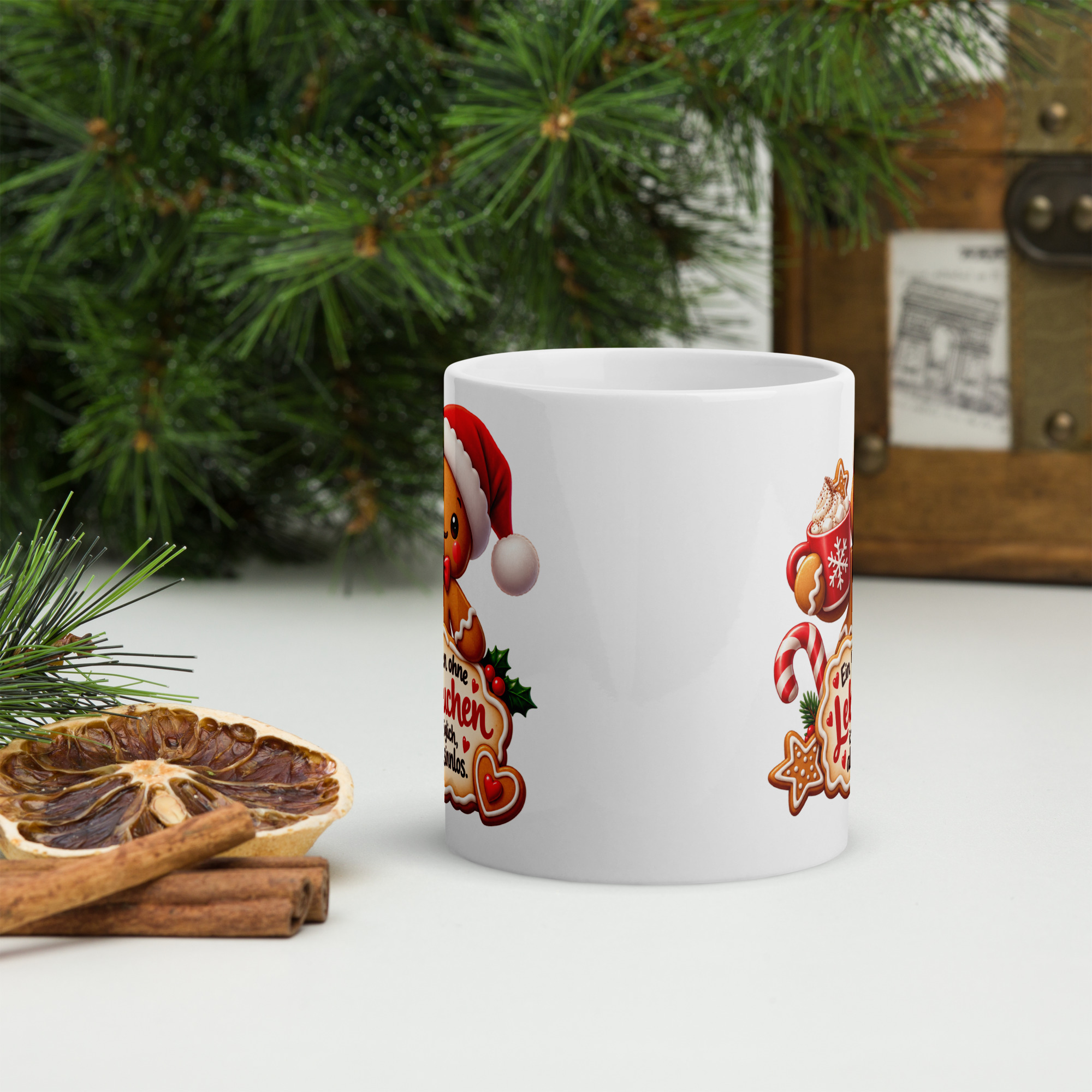 Tasse " Ein Leben ohne Lebkuchen ist möglich, aber sinnlos" 4 Tasse " Ein Leben ohne Lebkuchen ist möglich, aber sinnlos" – Bild 4