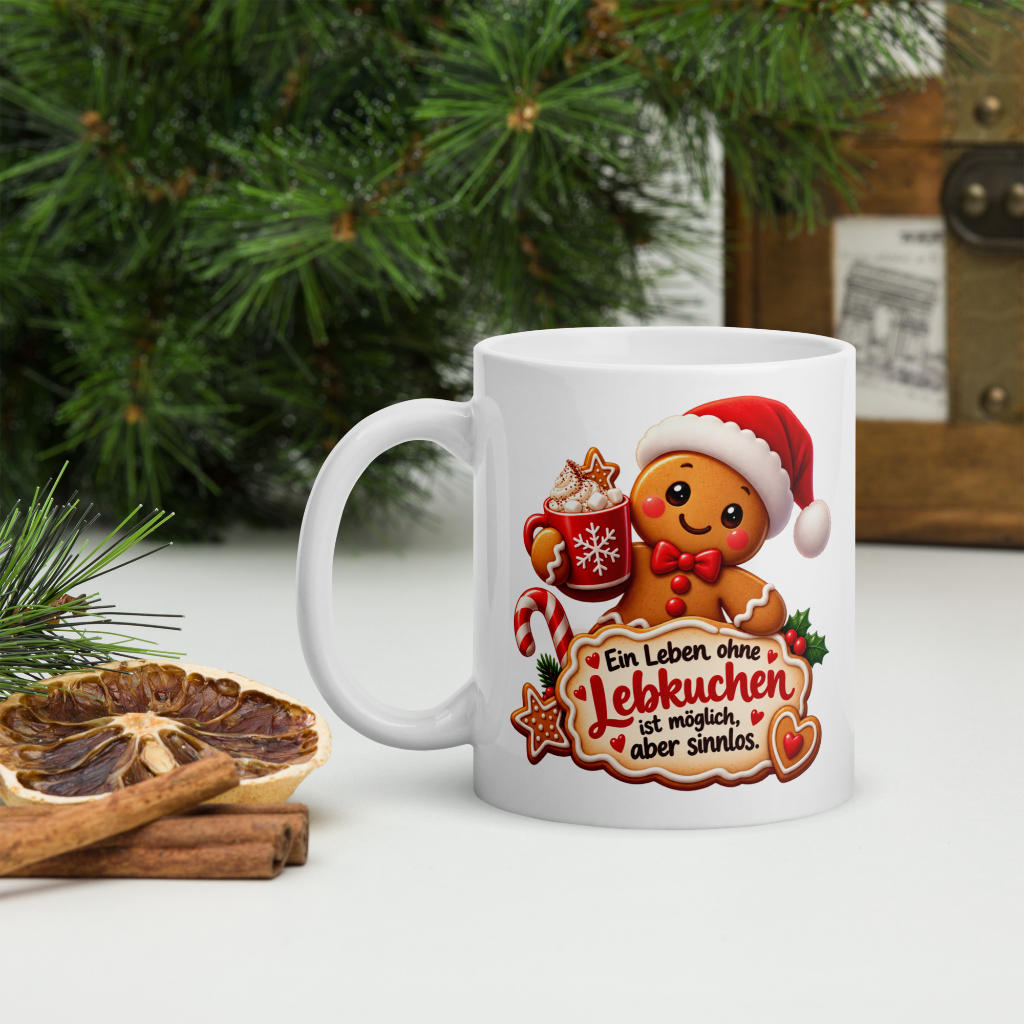 Tasse " Ein Leben ohne Lebkuchen ist möglich, aber sinnlos" 2 Tasse " Ein Leben ohne Lebkuchen ist möglich, aber sinnlos" – Bild 2