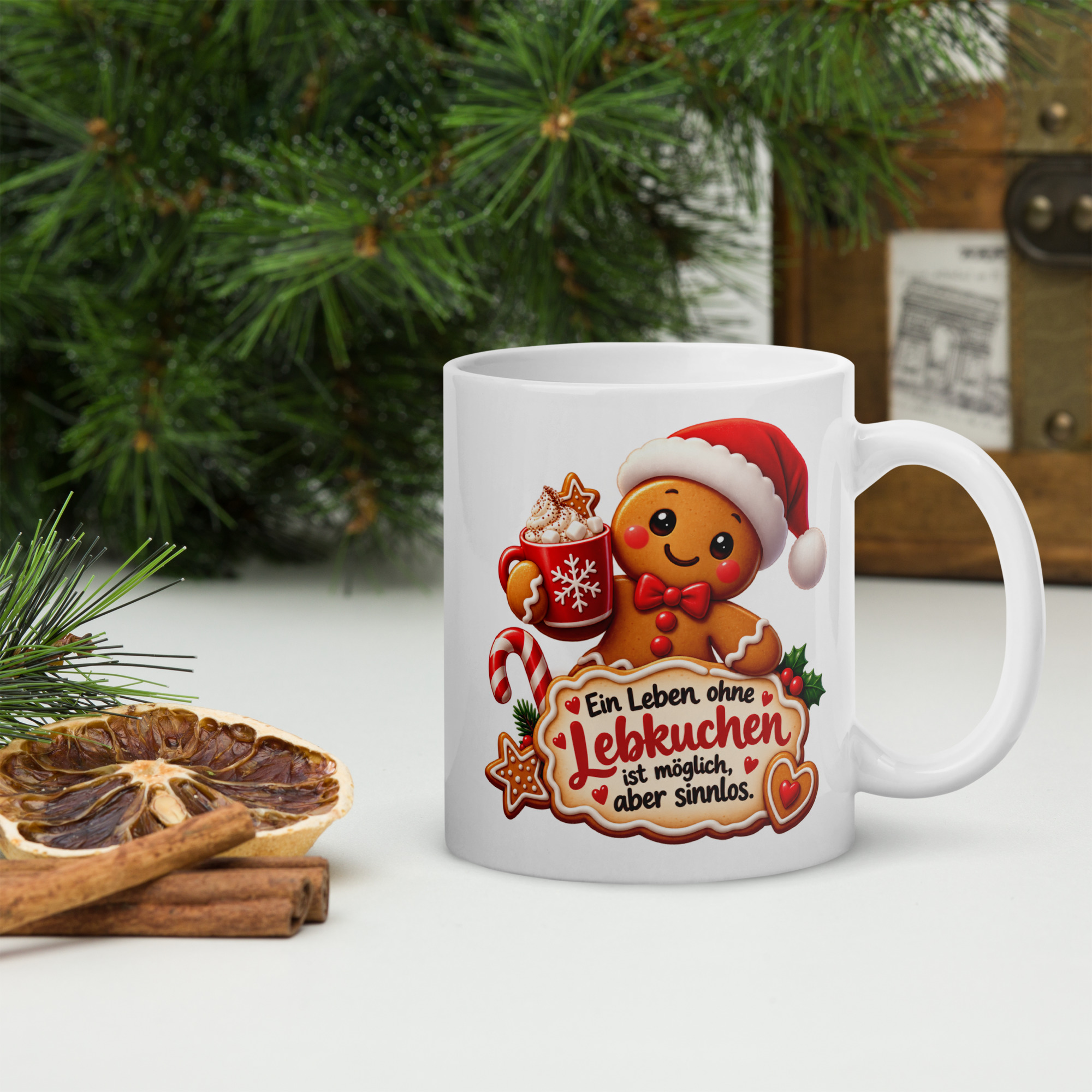 Tasse " Ein Leben ohne Lebkuchen ist möglich, aber sinnlos" 3 Tasse " Ein Leben ohne Lebkuchen ist möglich, aber sinnlos" – Bild 3