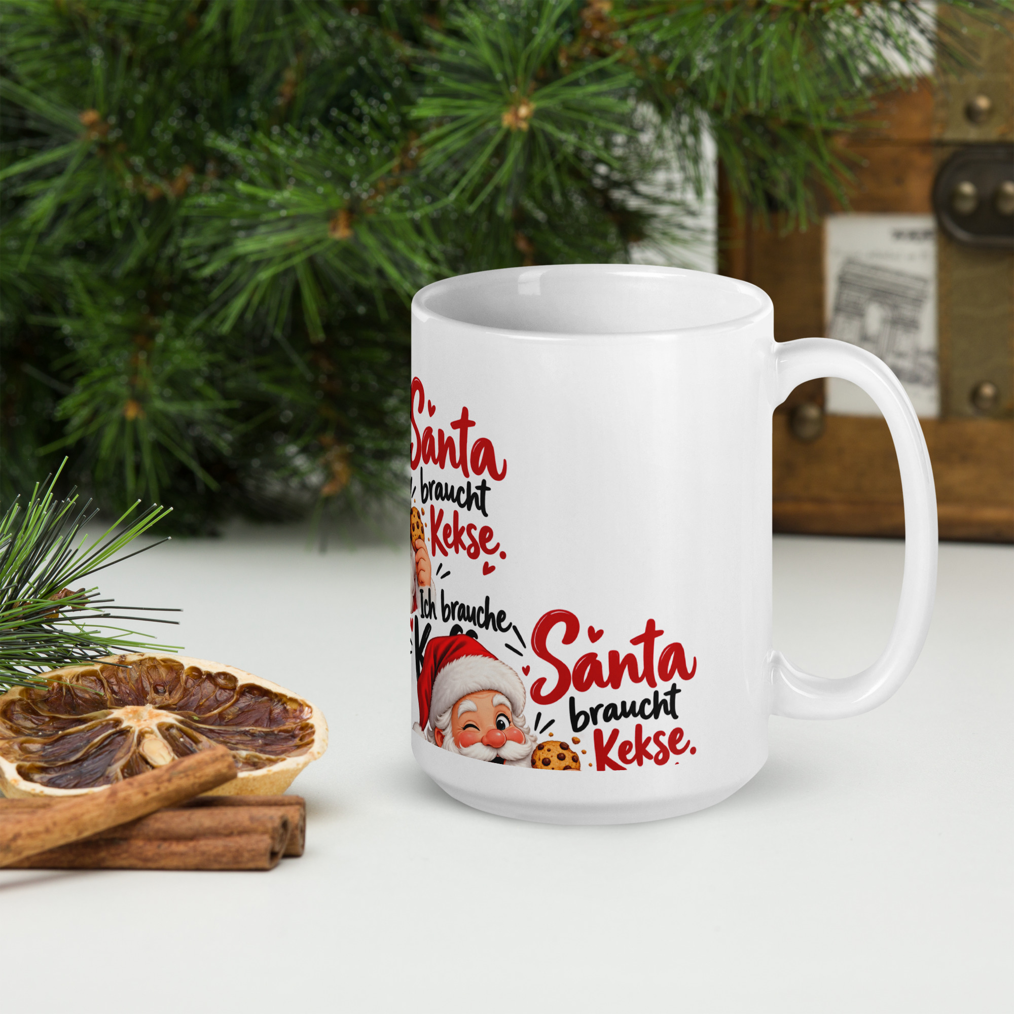 Tasse Santa braucht Kekse, ich brauche Kaffee 6 Tasse Santa braucht Kekse, ich brauche Kaffee – Bild 6