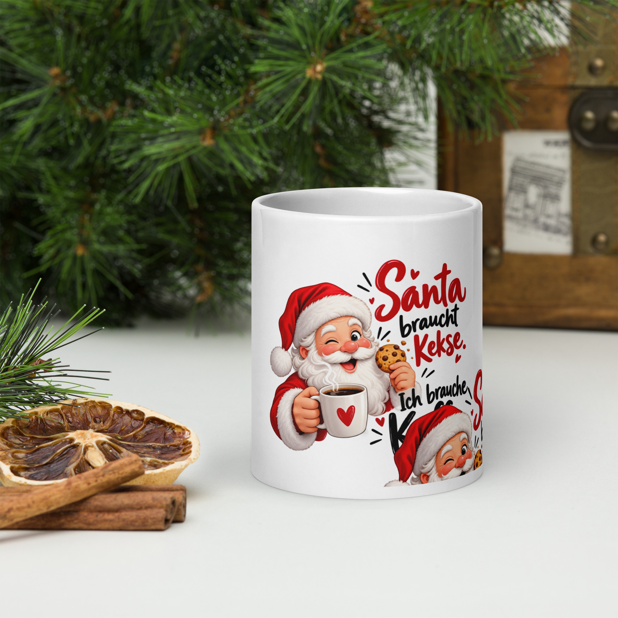 Tasse Santa braucht Kekse, ich brauche Kaffee 9 Tasse Santa braucht Kekse, ich brauche Kaffee – Bild 9